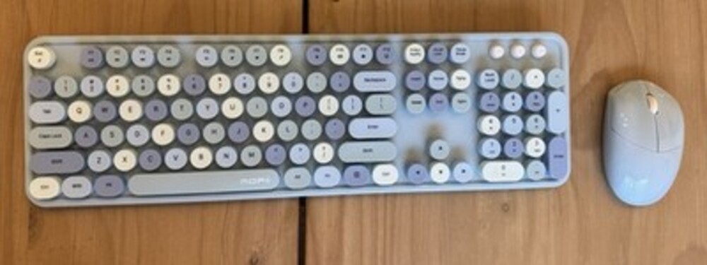 Mofii Blue, Mechanical Keyboard￼And Mouse With USB Connection